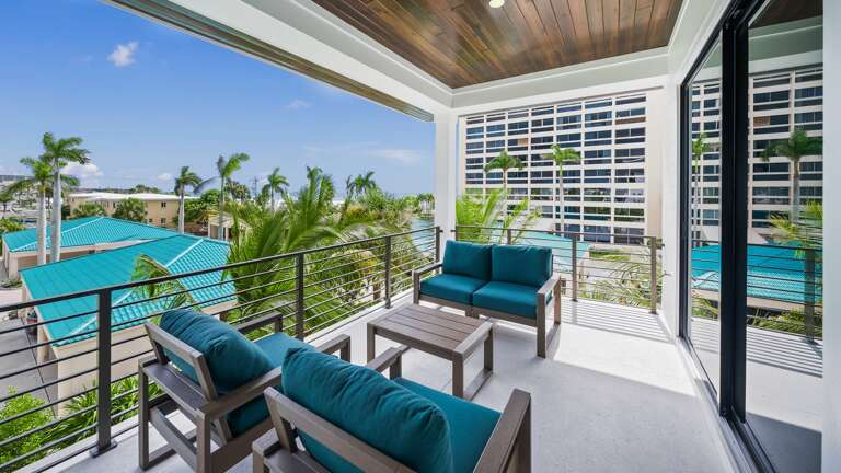 1st Living Level  - Balcony Seating Area