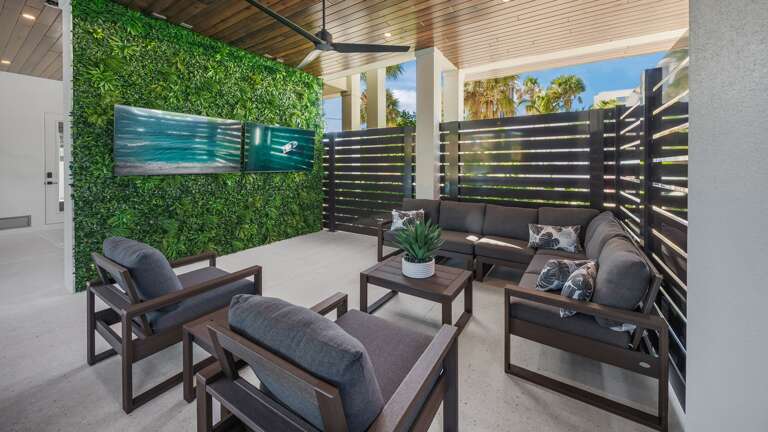 Soft Seating and 2 TVs