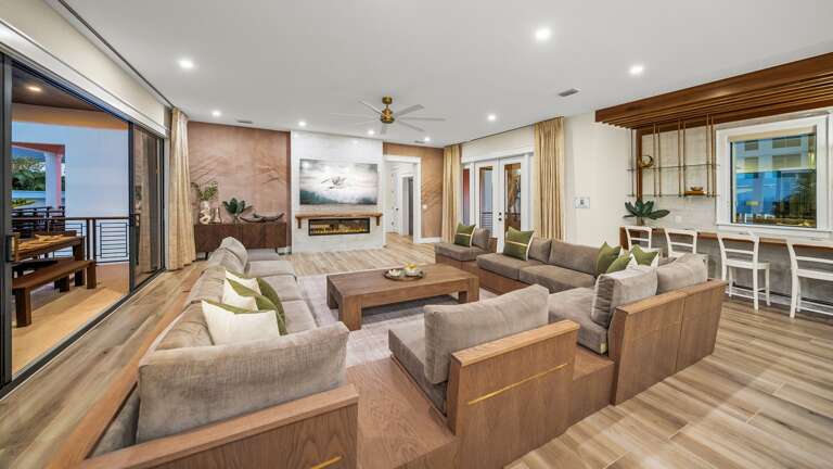 Living Room - Dining - Balcony Access