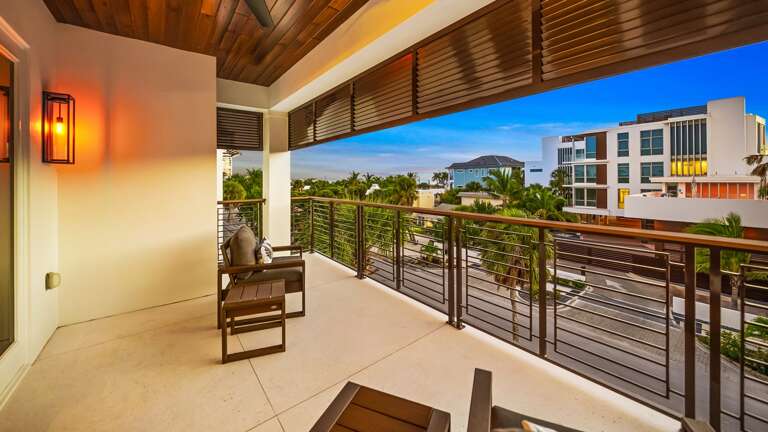 Balcony off the Kitchen