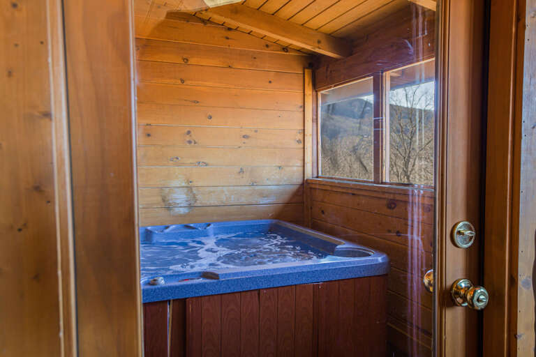 Private Hot Tub Area