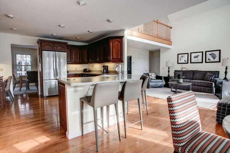 Kitchen and Great Room View