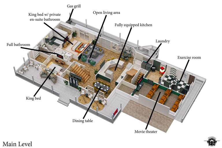 [Main Level Floor Plan]