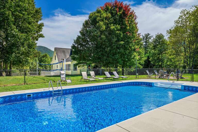 Cool off in the heat with our fenced-in salt water pool (seasonal), complete with a new filtration system!