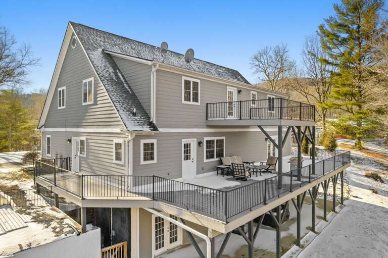 Expansive deck space will entice your group to head outdoors and into the fresh air!