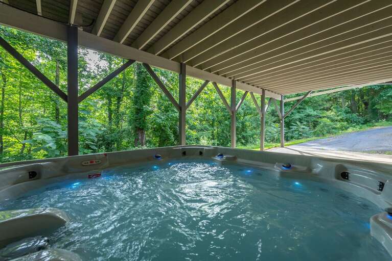 [Hot Tub] Unwind and be rejuvenated after a day of exploration with the home's large hot tub.
