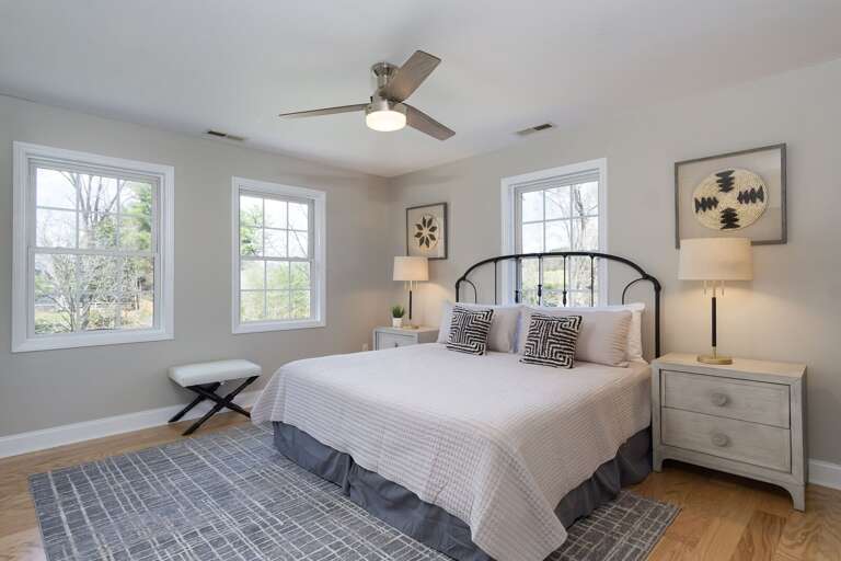 Enjoy a partial mountain view from all upper level bedrooms. A Blue Ridge dream come true!