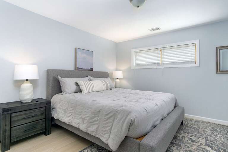 Even the lower level bedrooms have windows, making natural light accessible from anywhere in the house.