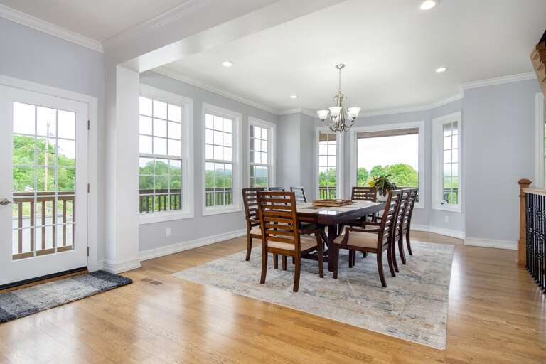 The open concept of the kitchen and living space makes group gatherings effortless! The open concept of the kitchen and living space makes group gatherings effortless!