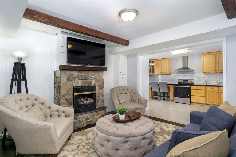 Staying on the lower level is like having a separate suite! Staying on the lower level is like having a separate suite!