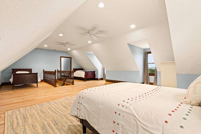 A variety of sleeping spaces is perfect for groups that love their choice of sleeping arrangements.