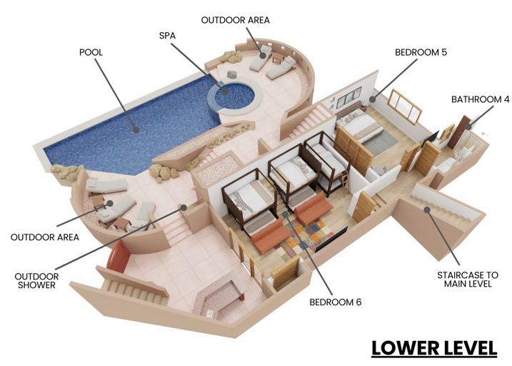 [Home 1] Lower Level Floor Plan