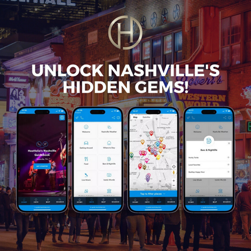 Receive complimentary digital access to our Nashville Guidebooks when you book!