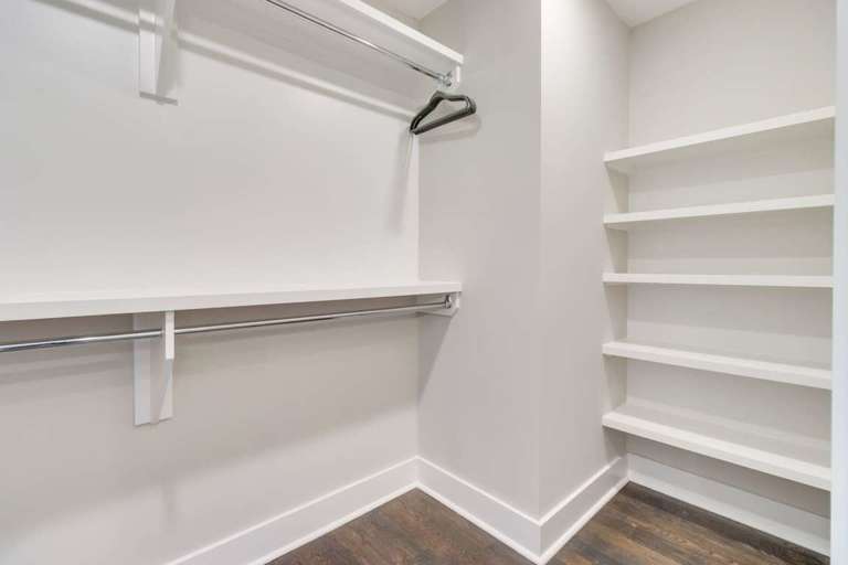 Master bathroom walk-in closet