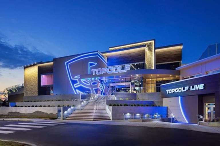 Top Golf is a 5 minute Uber ride from the property