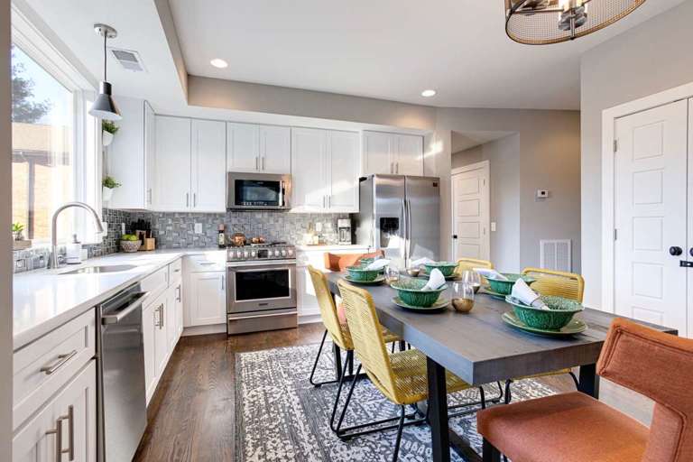 The kitchen is fully stocked and equipped for everything a chef could need