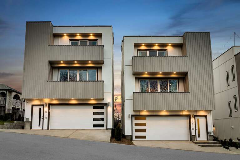 Welcome to Music City Modern! 2 Homes located side by side sleeping up to 20 guests! 2 Large Rooftop Decks offering amazing views of the Nashville skyline!