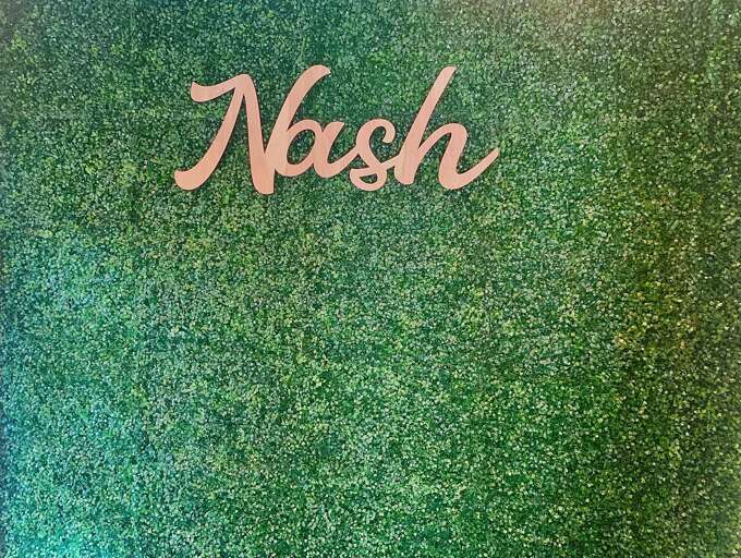 Your next Instagrammable photo awaits with our Nash accent wall!
