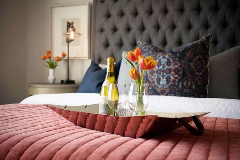 All of the comforts of home in the Master Suite