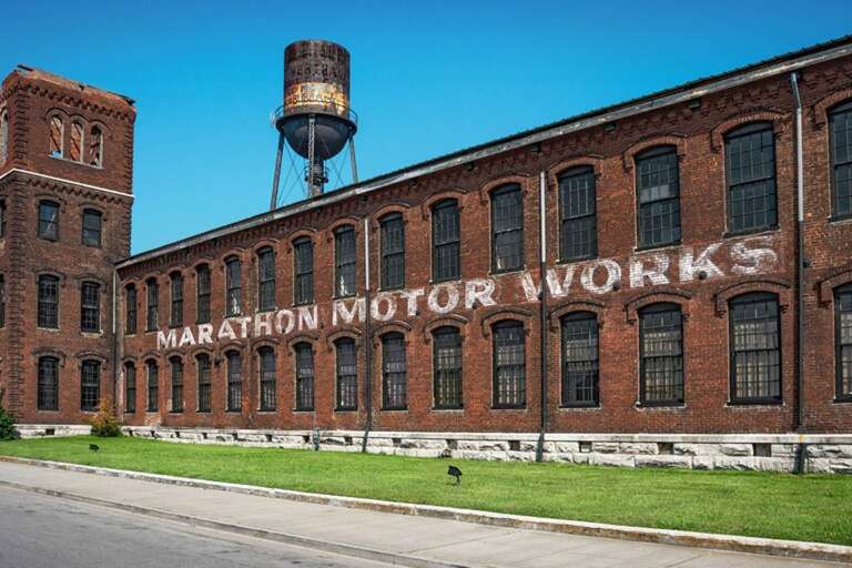 The shops and boutiques inside Marathon Motorworks are a walkable 3 blocks from the property
