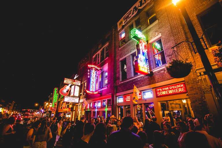 Nashville's famous Honky Tonks are under 2 miles from this property