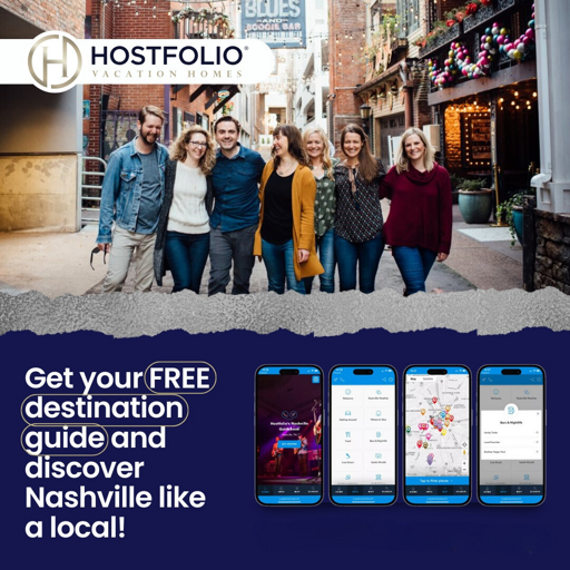 Unlock your free guide to Nashville as our guests!