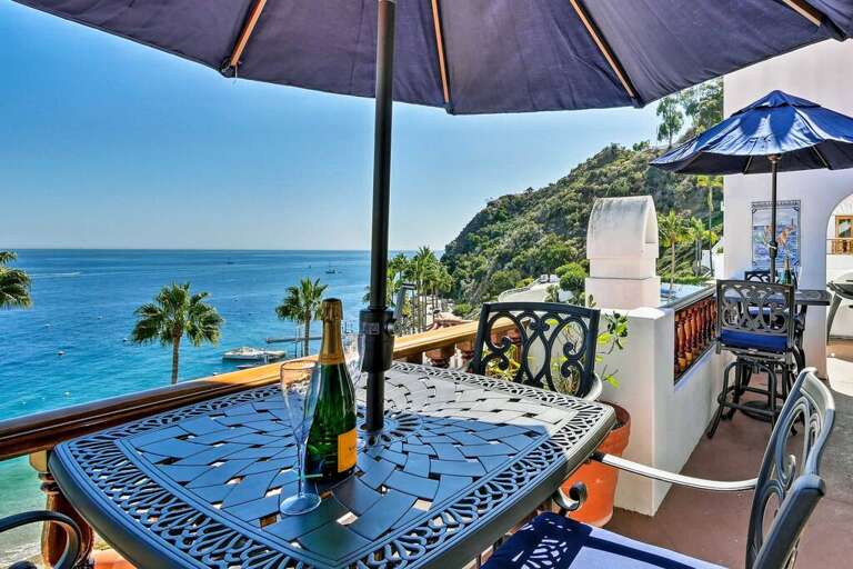 " Such an amazing view!! We even saw a whale swimming around in the cove"