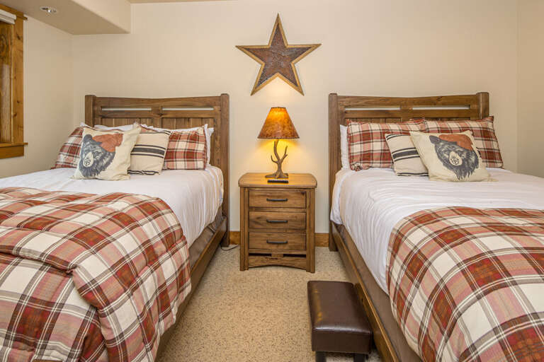 Two Double Sized Beds | Upper Level