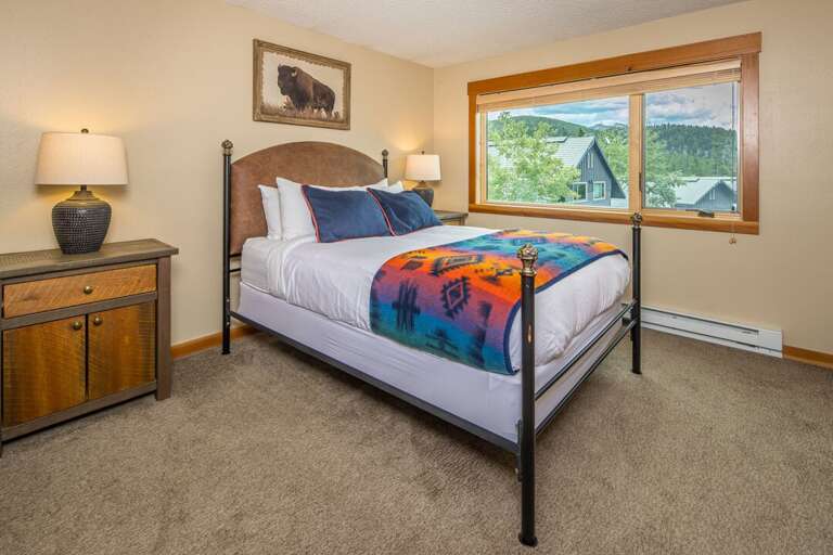 Enjoy Mountain Views | Upper Level Bedroom