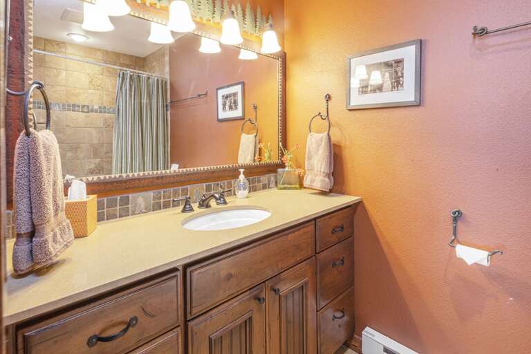 Enjoy the ensuite bathroom | Upper Level