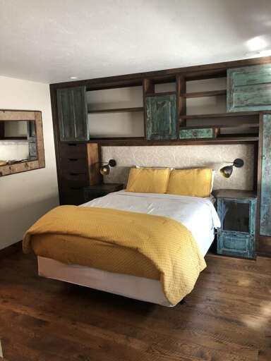 Gorgeous rustic features | Master 1 | Queen-sized bed | Main Level