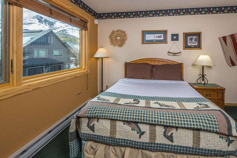 Great views from the upstairs bedroom! |  Queen-sized bed | Queen Sleeper Sofa | Upper Level Great views from the upstairs bedroom! |  Queen-sized bed | Queen Sleeper Sofa | Upper Level