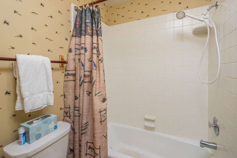 The main floor shared ensuite