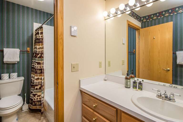 Upstairs bathroom Upstairs bathroom