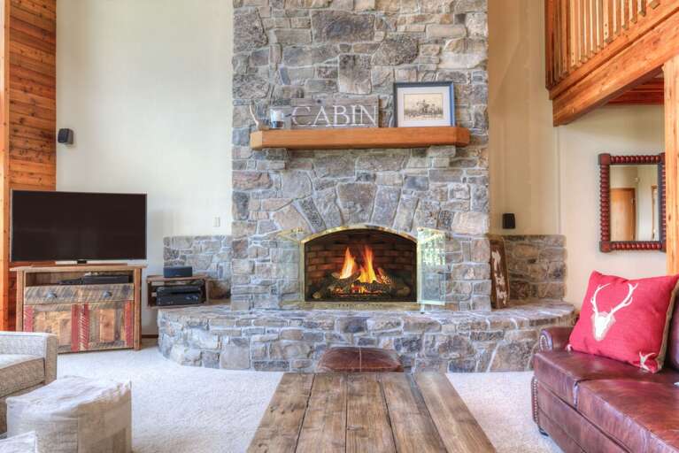 Get cozy by the fire | Main Level Get cozy by the fire | Main Level
