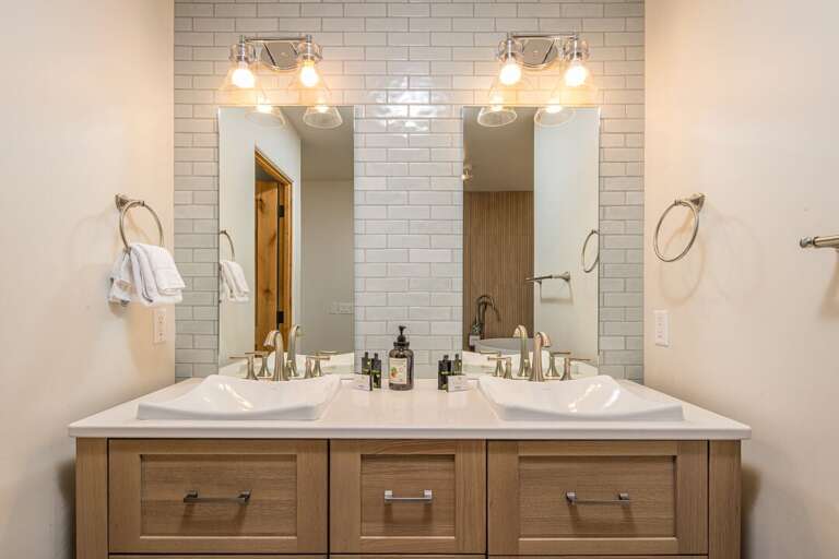 Double vanities are so convenient | Lower Level Double vanities are so convenient | Lower Level