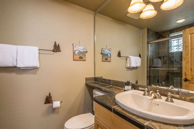 Lots of counter space makes getting ready easy | Lower Level Lots of counter space makes getting ready easy | Lower Level