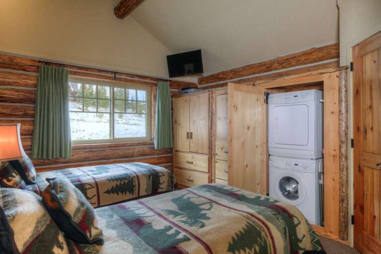 Put on a movie for the kids |  | Two Twin-sized beds | Main Level