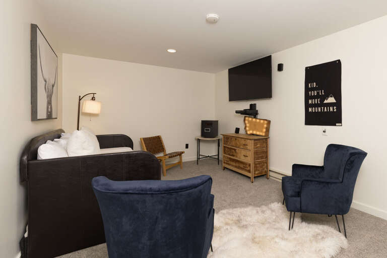 Great Hangout Space For the Teen | Lowest Level Den Great Hangout Space For the Teen | Lowest Level Den