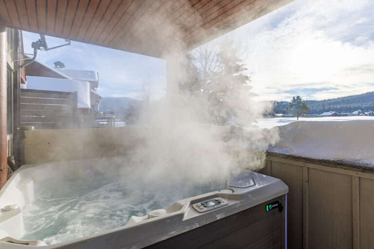 Hot Tub with Access From Both Lower Level Bedrooms | Exterior Hot Tub with Access From Both Lower Level Bedrooms | Exterior