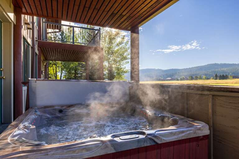 Take a dip in the hot tub | Exterior