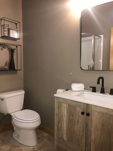 Everything you need in this bathroom | Lower Level Everything you need in this bathroom | Lower Level