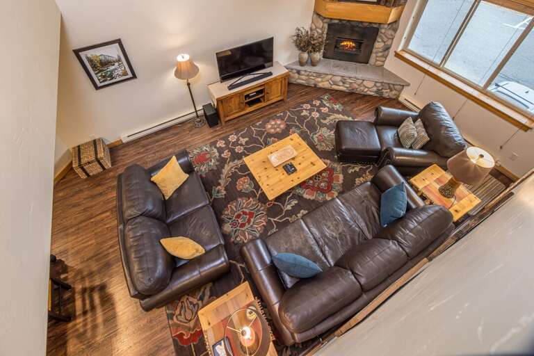 View of living area from upstairs View of living area from upstairs