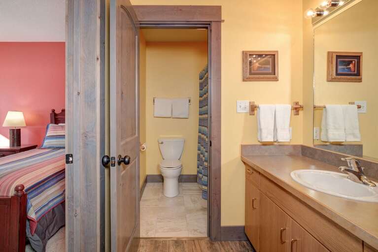 Convenient ensuite bathroom | Main Level