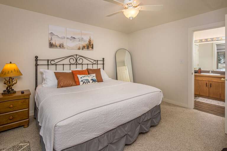 Primary Bedroom | Cozy Up in Bed | King-sized Bed | Main Level