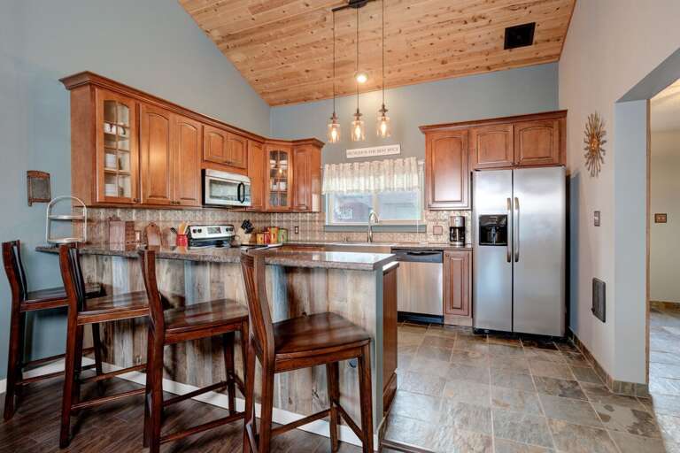 Have your morning coffee at the bar | Main Level