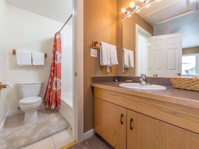 Convenient ensuite bathroom | Upper Level