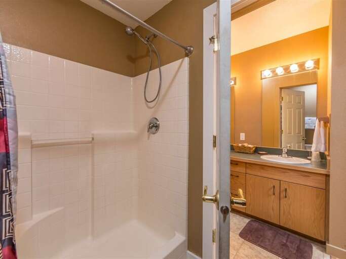 Have a hot shower after a fun day | Upper Level