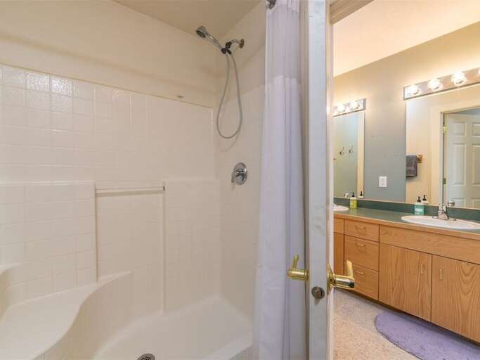 Take a hot shower | Upper Level Take a hot shower | Upper Level