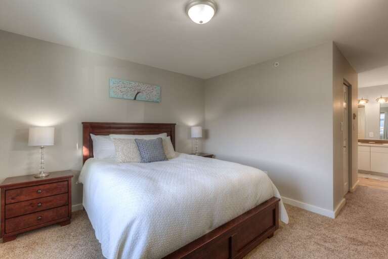 Get comfy in the king-sized bed | Main Level